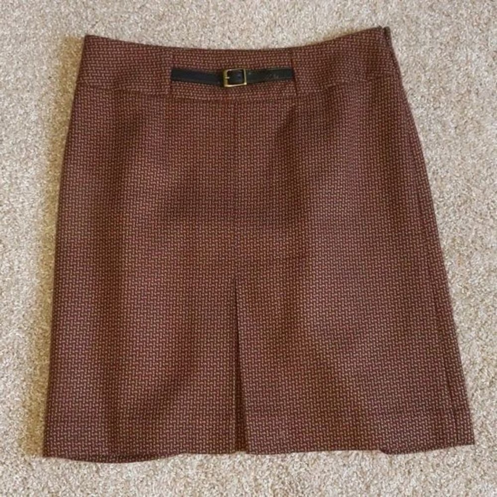 Ann Taylor Loft Tweed Wool Blend Skirt 2